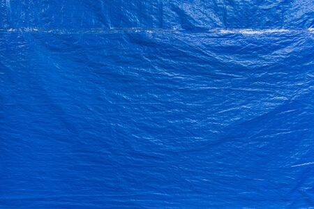 blue plastic protector cover texture pattern backgroundの写真素材