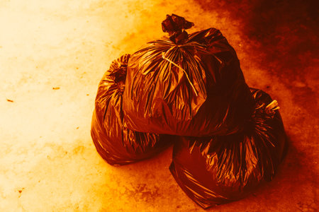 crisis danger of over garbage earth pollution problem concept