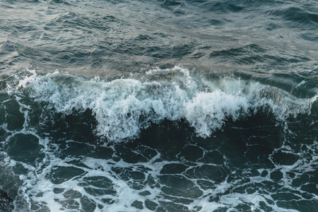 ocean wave deep blue sea windy storm season