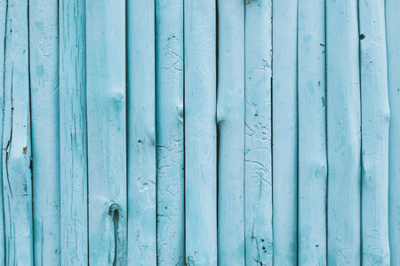 Blue ocean color wood backgroundの写真素材