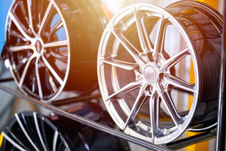Wheel Alloy Wheels Rim or Mag. High performance Wheel auto car part decoration.の写真素材