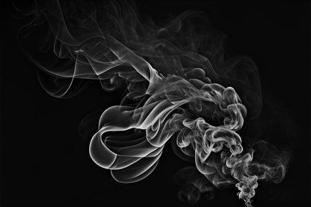 white smoke Generative AIの素材
