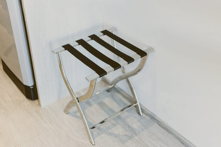 Luggage Rack suitcase stand chair for placing heavy bag convenience manage in Hotel room.