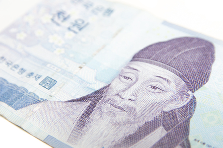 Korean moneyの写真素材