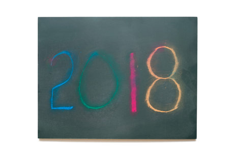2018 on black board
