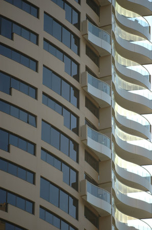 modern architectural design of city living
