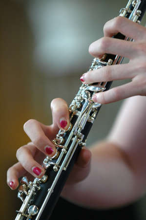 clarinet playerの写真素材