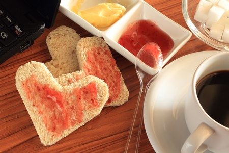 Sandwiches jamの写真素材