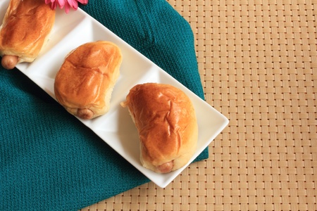 Hot dog buns の写真素材
