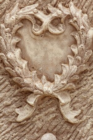 Earthenware heartの写真素材
