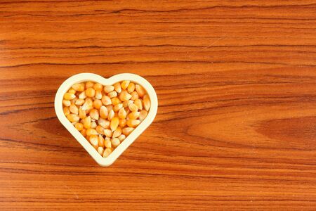 Kernels in heartの写真素材