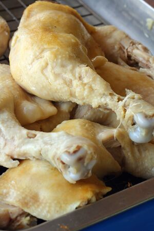 Steamed chickenの写真素材