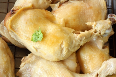 Steamed chickenの写真素材
