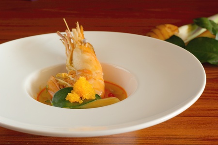 Spicy lemon grass soup	の写真素材