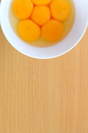 Eggs in a bowl の写真素材