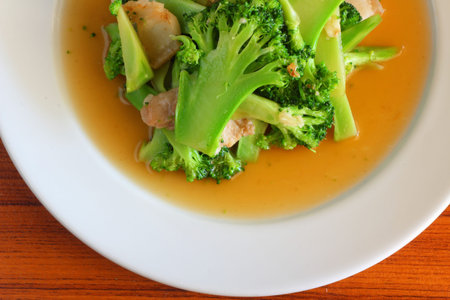 Broccoli Friedの写真素材