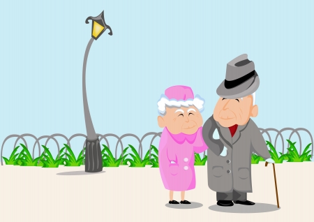 Grandparents のイラスト素材
