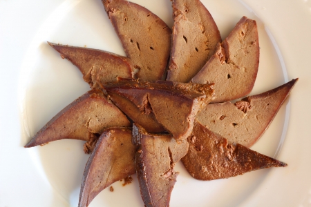 Pork liver の写真素材