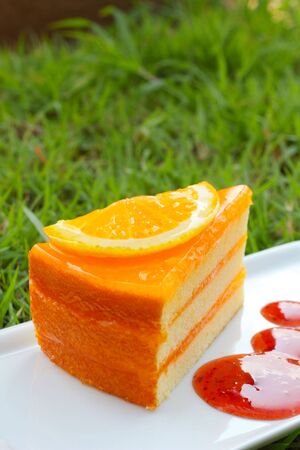 Orange Cake の写真素材