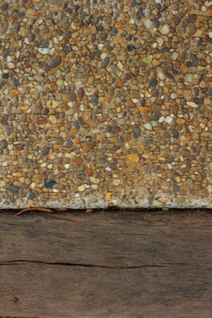 Rock and woodの写真素材