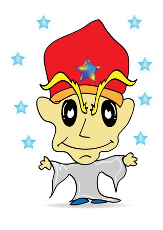 Magic and Wizard のイラスト素材