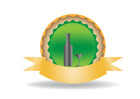  Labels for design food and beverages,  logos   のイラスト素材