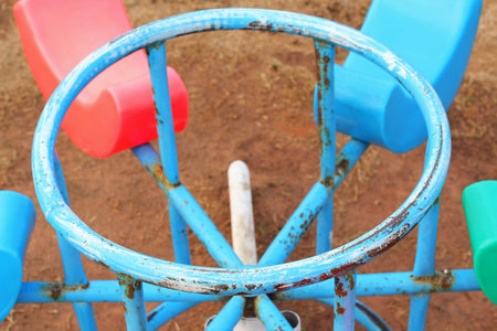 Carousel in playground