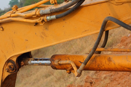 Excavator - dig the groundの写真素材