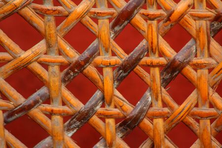 Rattan backgroundの写真素材