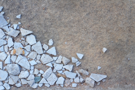 Rock on way backgroundの写真素材