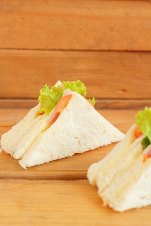 Sandwich with sausageの写真素材