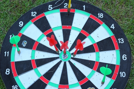 Classic Darts Boardの写真素材