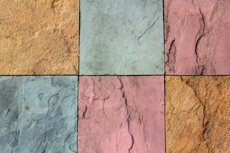 Bricks on the walkway backgroundの写真素材