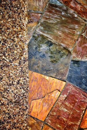 Black and brown marble background textureの写真素材