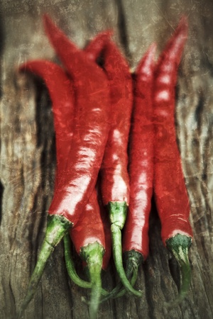 Close up of dry chili background textureの写真素材