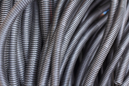close up gray wires background