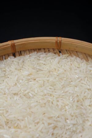 Close up of rice grainの写真素材
