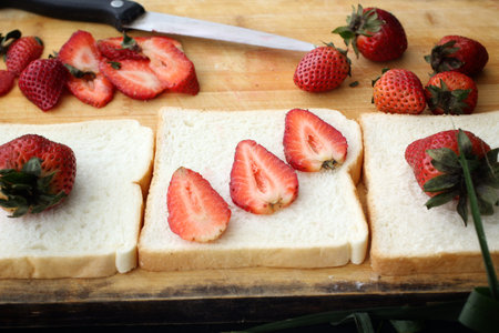 Close-up of fresh strawberry.