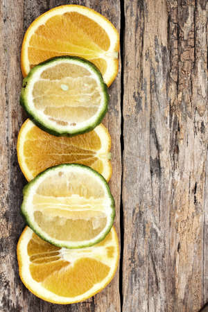 Close-up of  slice orange fruitの写真素材