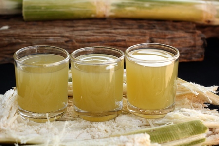 Drinks from sugar cane.の写真素材