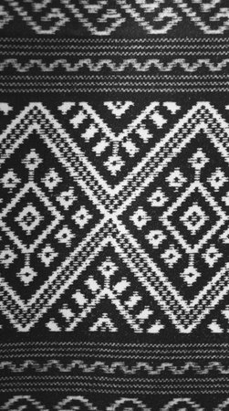 close up of silk fabric background textureの写真素材