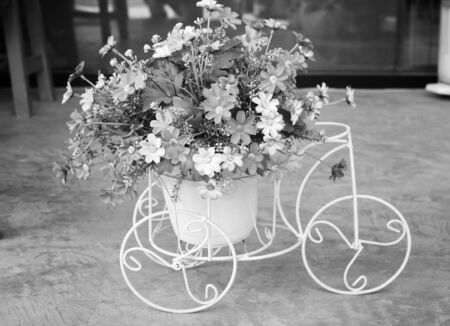 Beautiful chrysanthemum of artificial flowersの写真素材