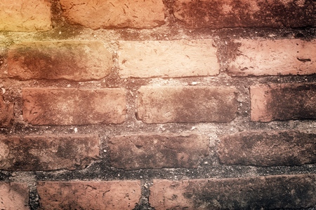 Brick wall background textureの写真素材