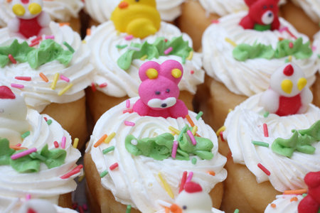 a lot of cup cake