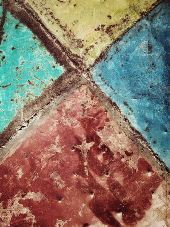 Vintage metal plate steel background textureの写真素材