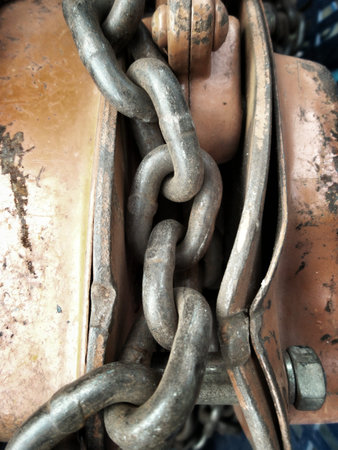 Tow old chain for car