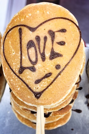 pancake in the marketの写真素材