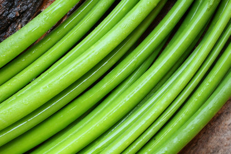 Close up of onion flower vegetable - background texture