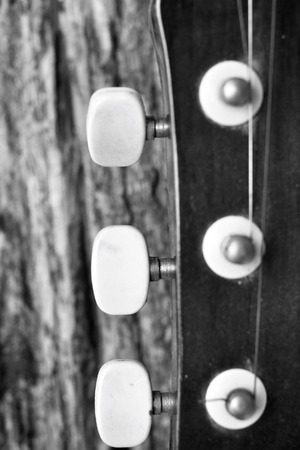 close up of the guitarの写真素材