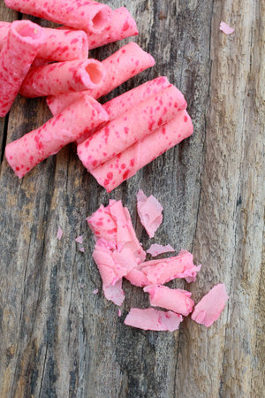 Wafer roll sticks cream rolls